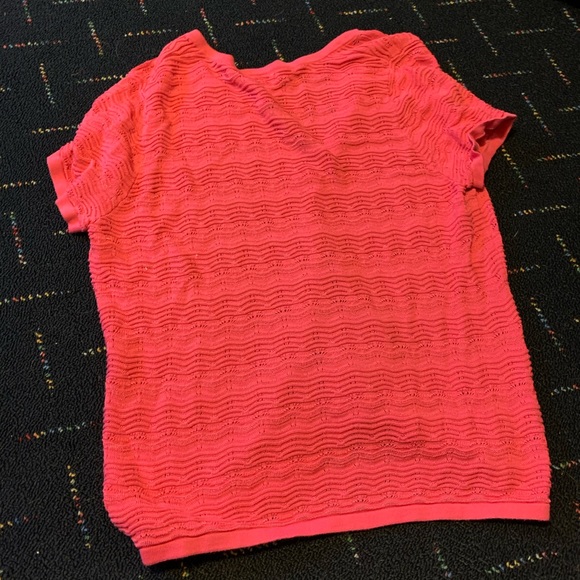 Pink Button Up Tee. - Picture 3 of 3